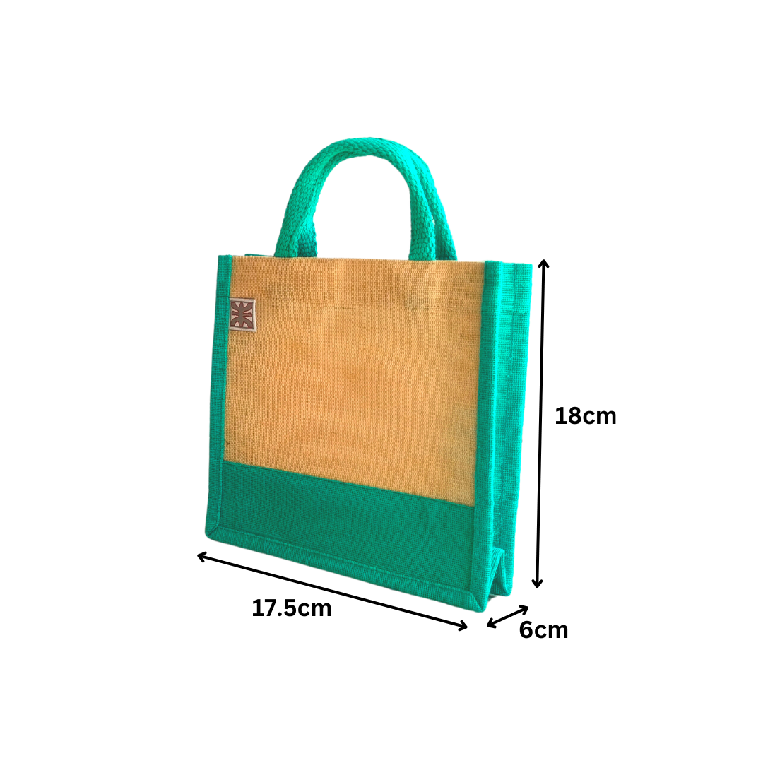 Sustainable Juco Dual Color bag  for Men & Women Perfect for carrying essentials/gift items.Combo Set of 2