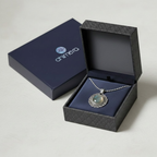 Labradorite Pendant Antique Silver Necklace