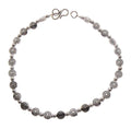 CHIMERA German Silver Anklet with Stylish Spiral Design Beads for Women and Girls