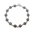 CHIMERA German Silver Anklet with Stylish Tribal Wheel Chakra Design Beads for Women and Girls