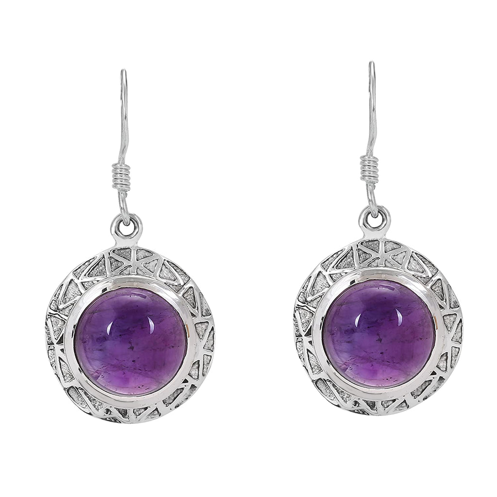 Purple Onyx Dangle & Drop Earrings