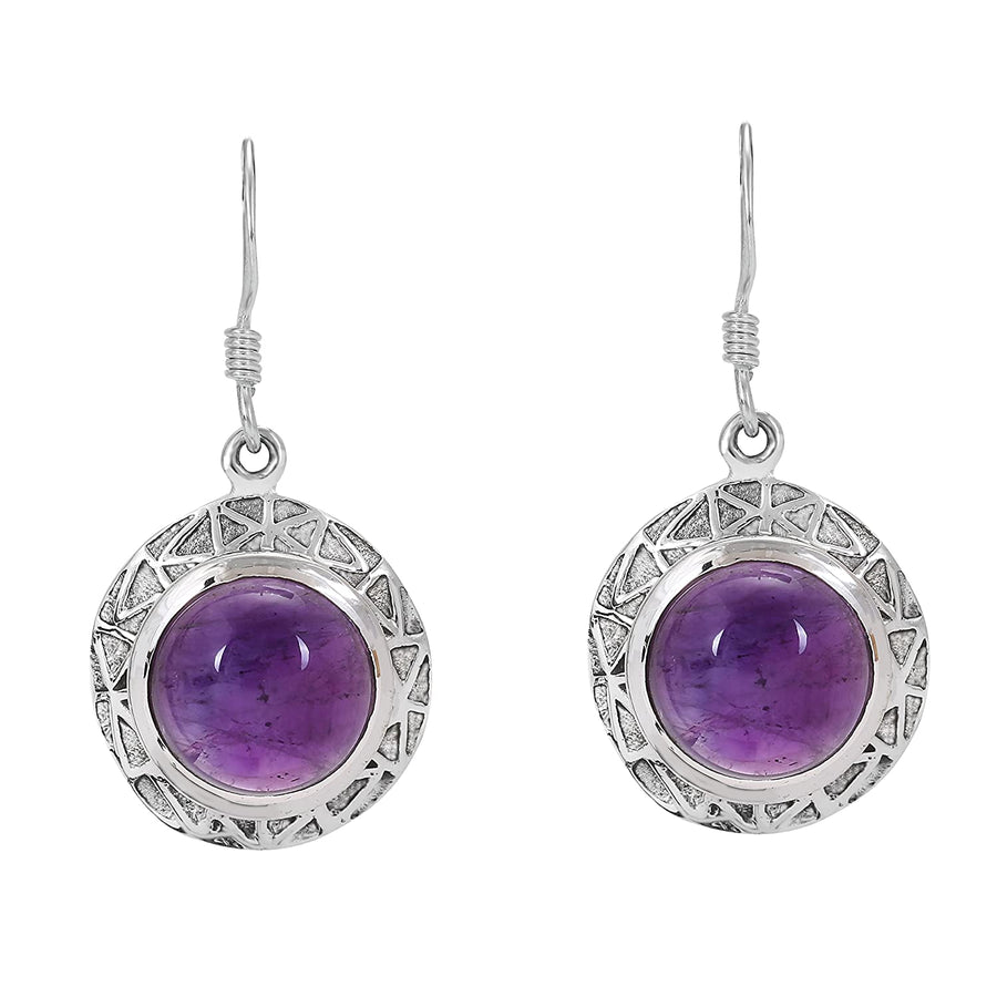 Purple Onyx Dangle & Drop Earrings