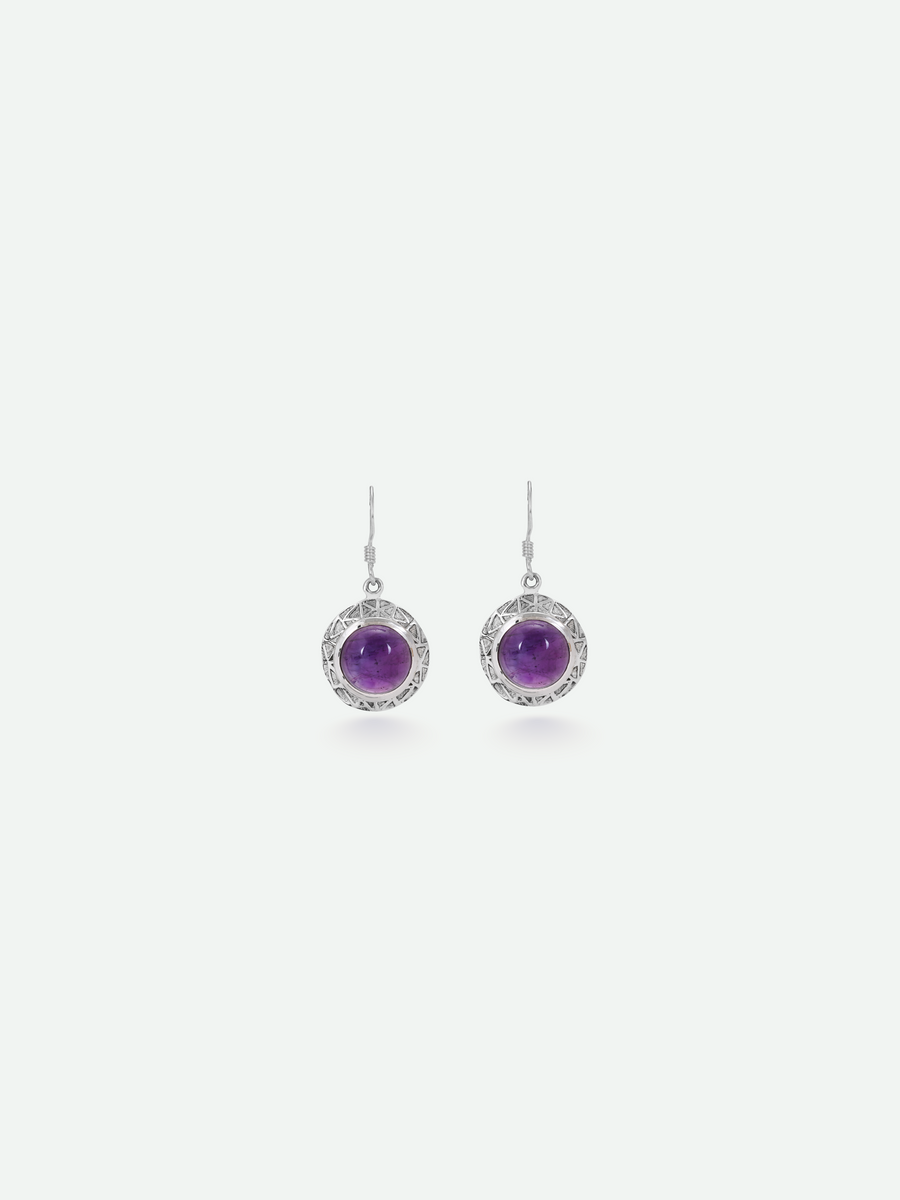 Purple Onyx Dangle & Drop Earrings