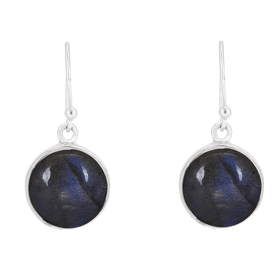 Blue Spectrolite Drop Earrings