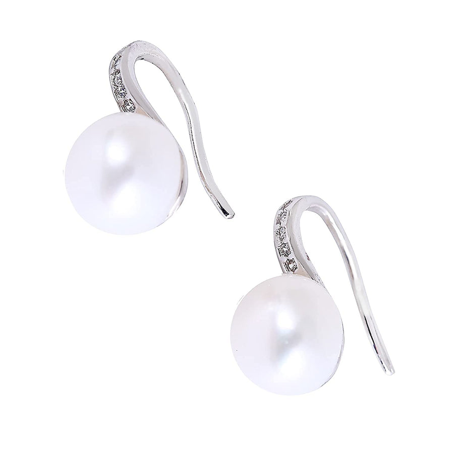 Freshwater Pearl & Swarovski Crystals Earrings