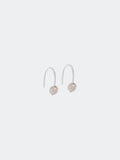 Moonstone Studded French Hook Earrings