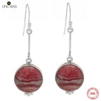 Rhodochrosite Studded Earring