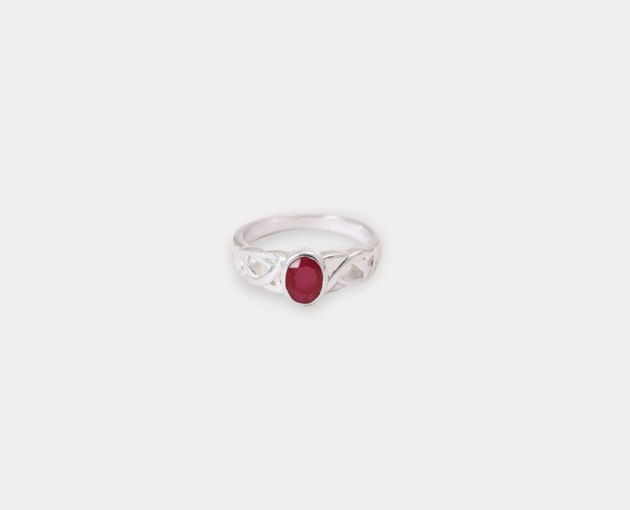 Natural Ruby Gemstone Ring