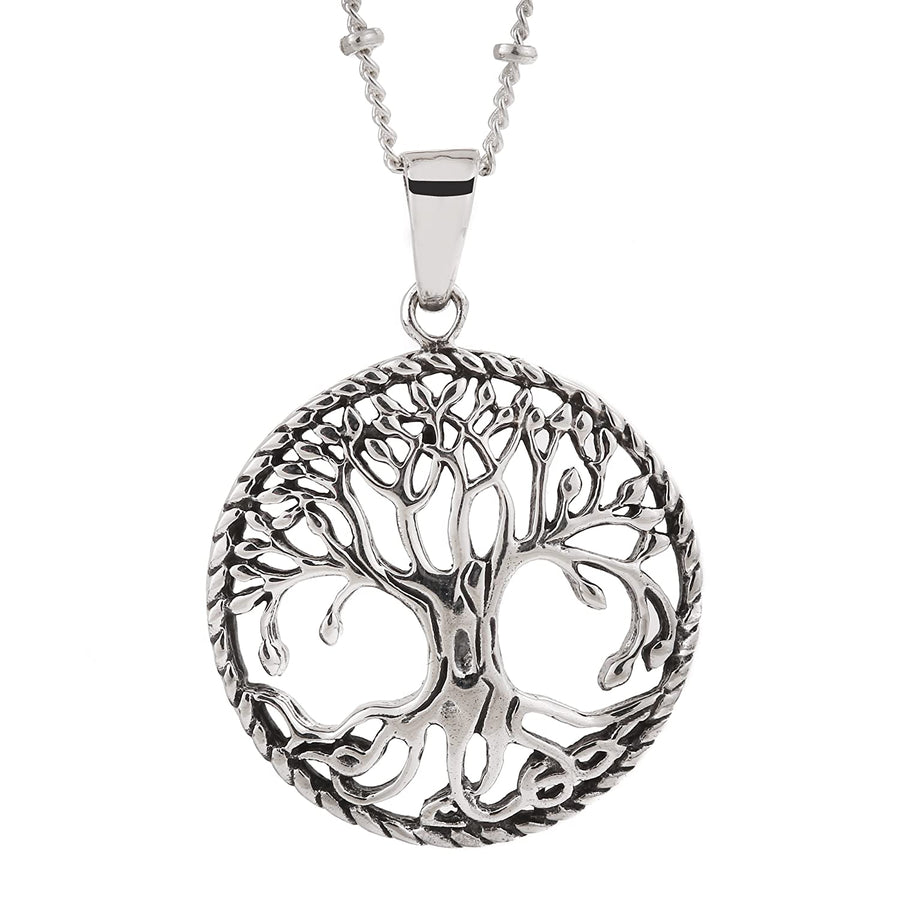 Tree Of Life Silver Pendant Necklace